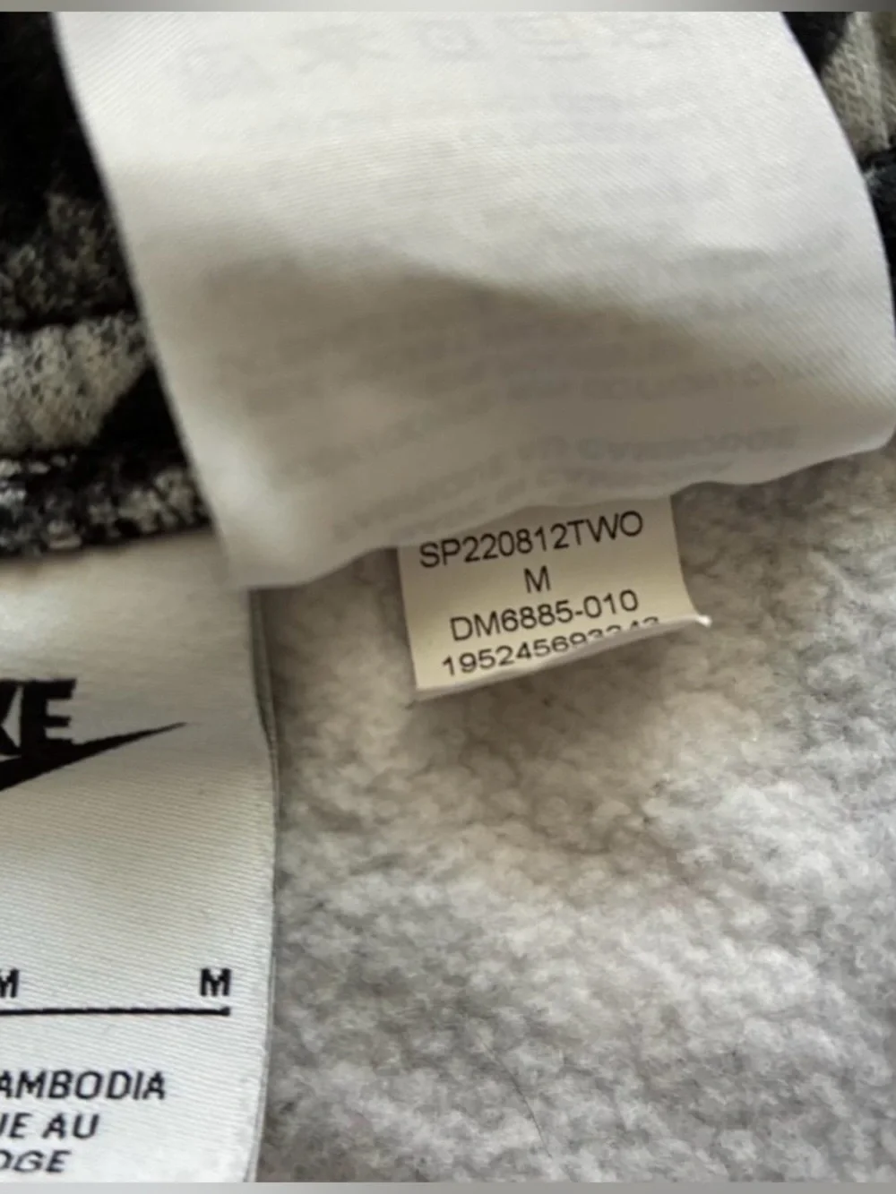 Nike Sportswear Printed Fleece Shorts Size Medium Mens - Picture 6 of 6